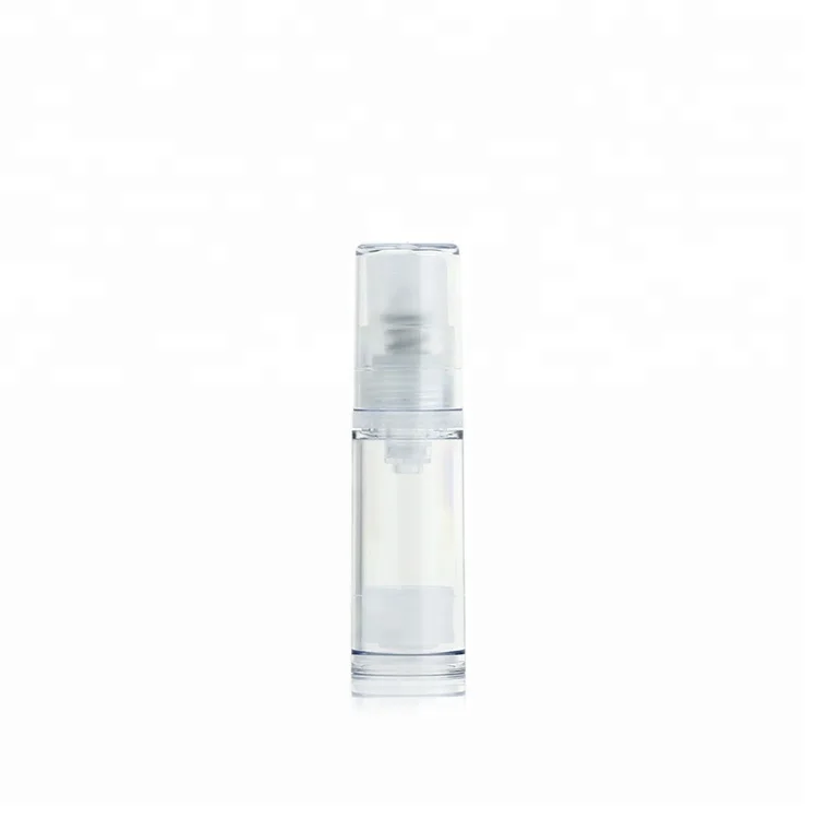 
Best Sale 5ml 10ml Travel Set Plastic Bottle Cosmetic Packaging Airless Pump Bottle Small Volume package Simple bottle Z 