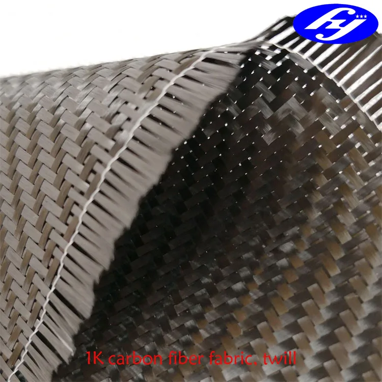 120g/m2 1K Woven Twill Carbon Fiber Fabric/cloth/roll