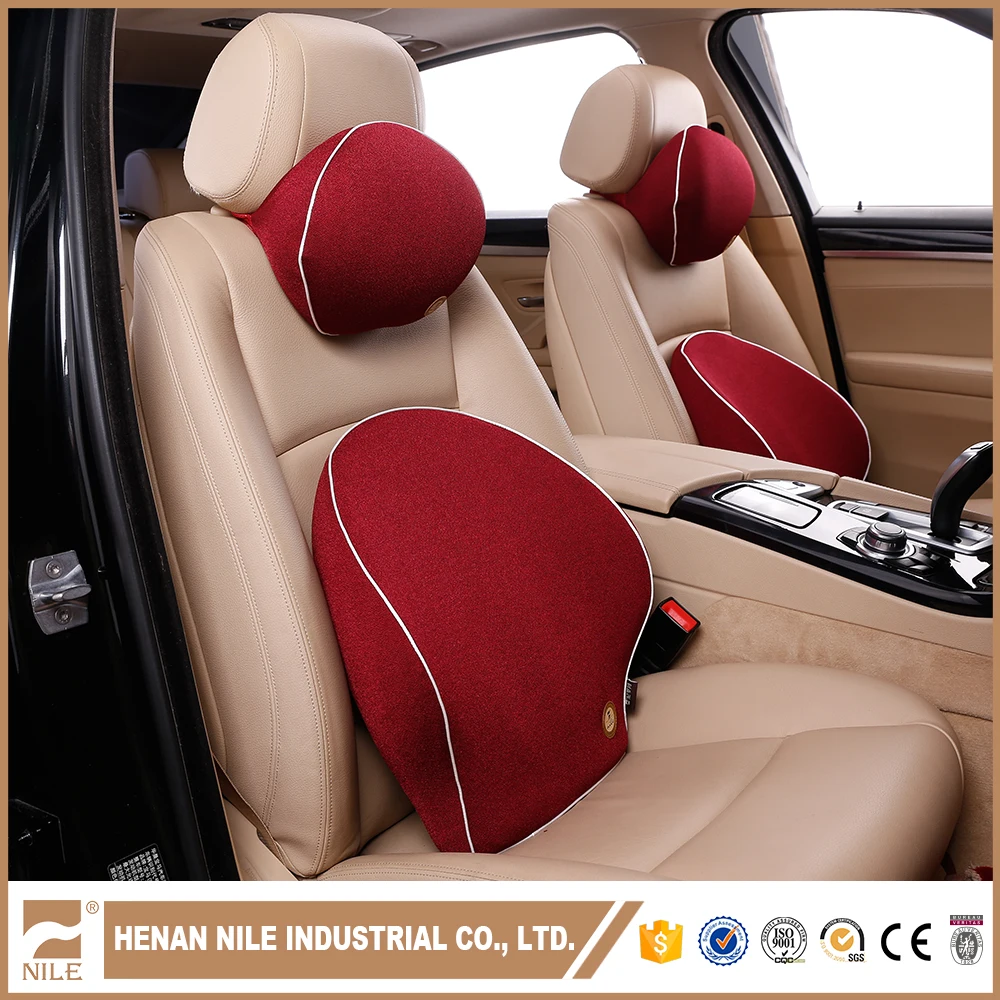 Adjustable personalized headrest latex foam travel neck pillow