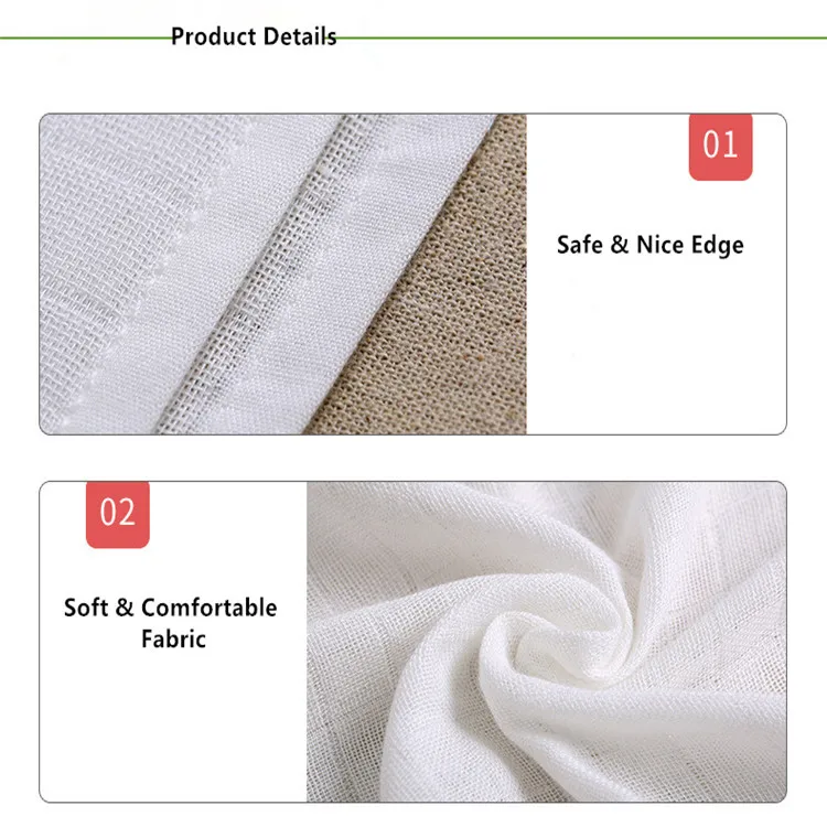 Eco-friendly Unbleached 100% Organic Cotton Muslin Fabric Factory
