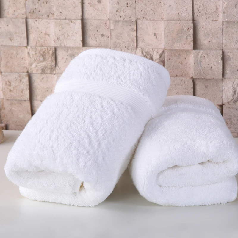 16S pakistan combed pure cotton white color plain hotel home beauty salon face towel
