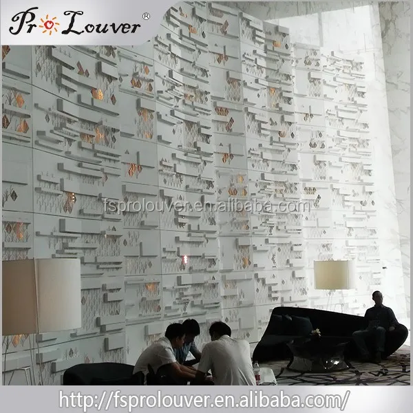 For building fa ade curtain wall screen landscape screening cnc aluminum alloy sheet & laser cut outdoor metal screen