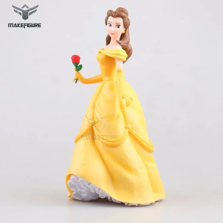 customizied cartoon princess figure toy, Cinderella PVC princess figure toy, custom made princess pvc figurine toy for kids