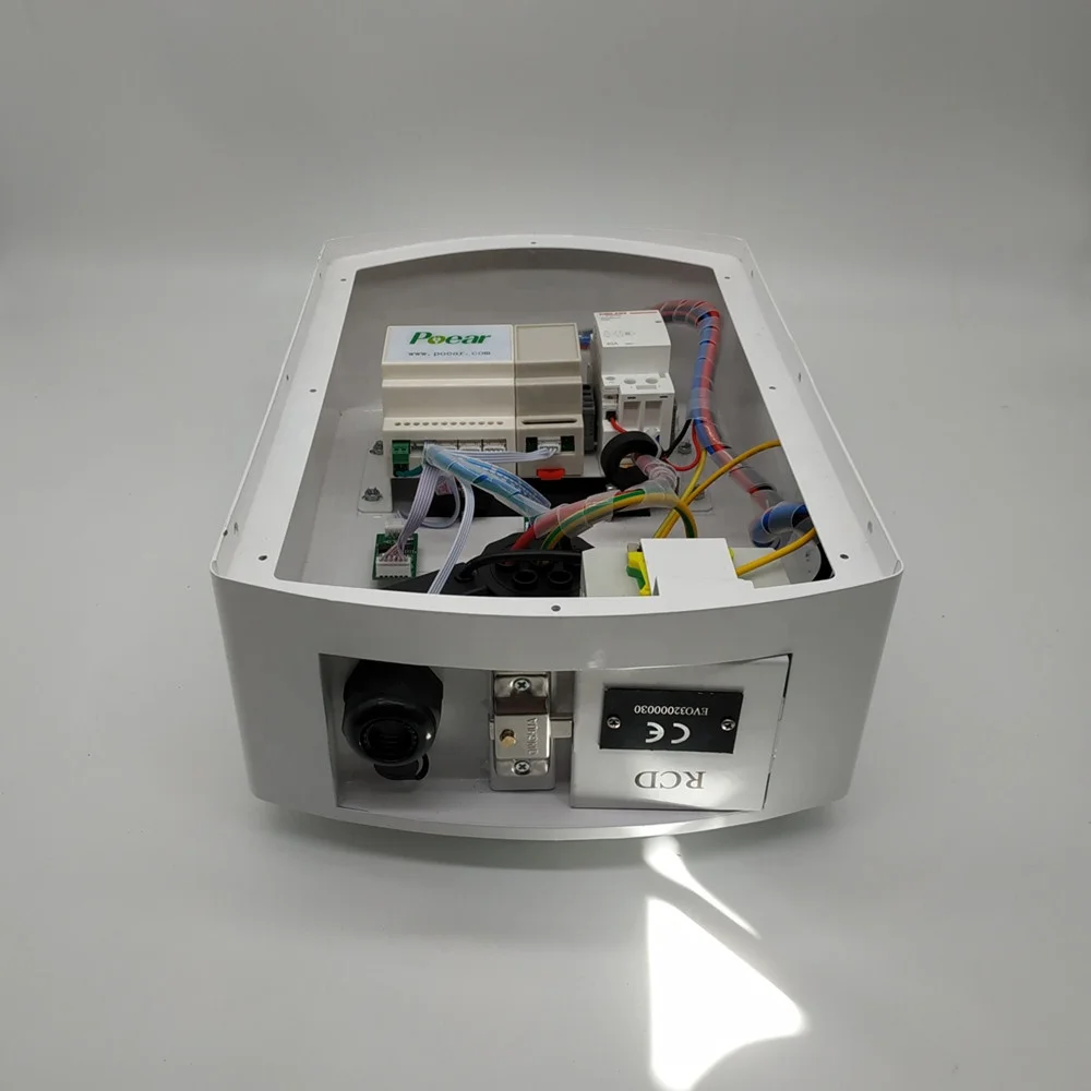 Аккумуляторная батарея 230 кВт в 32A AC ev с разъемом типа 2, сенсорный экран, тип B RCD,OEM