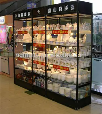 Высококачественные многофункциональные деревянные и стеклянные витрины со светодиодами в различных стилях