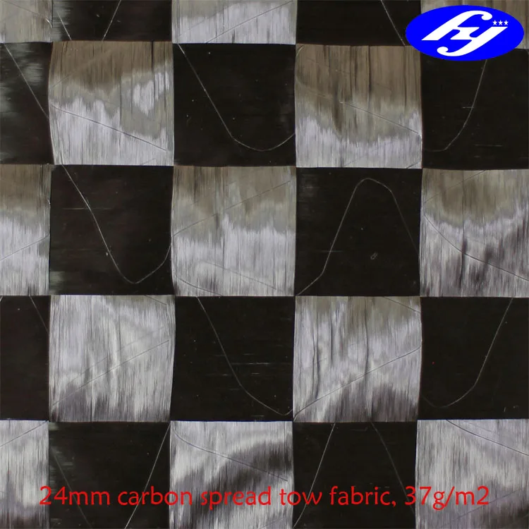T800 6K 24mm carbon spread tow fabric