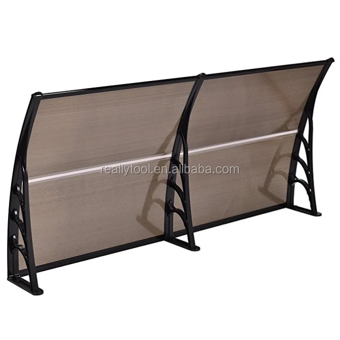 
Plastic raw material polycarbonate window canopy in mail order design 