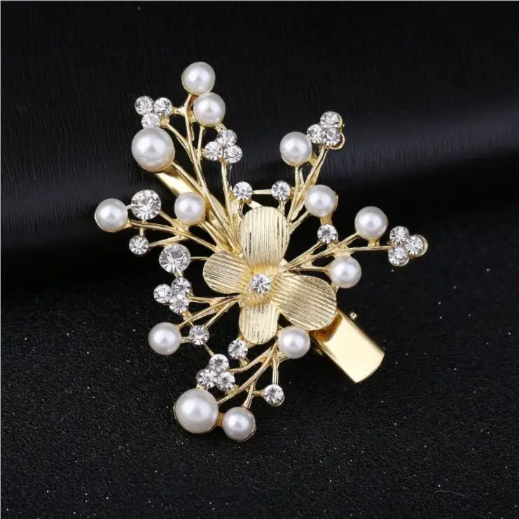 New Design 3Pcs Gold leaf Hair Clips Women Hairpins Hair Accessories Hair Styling Tools Fashion Barrette Wedding Hairpins