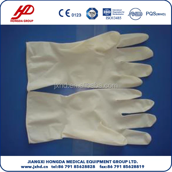 Powdered And Powder-free Latex Surgical Gloves Size 6.5 7 7.5 8 8.5