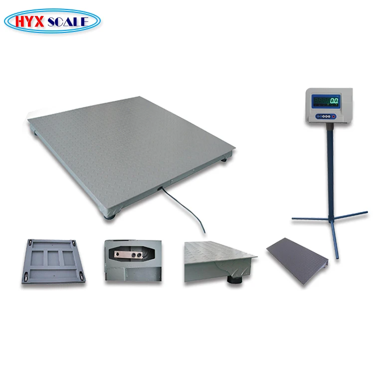 Competitive Price Digital Electronic Platform Weighing  Floor Scales for Industrial Use 3000kg 3T