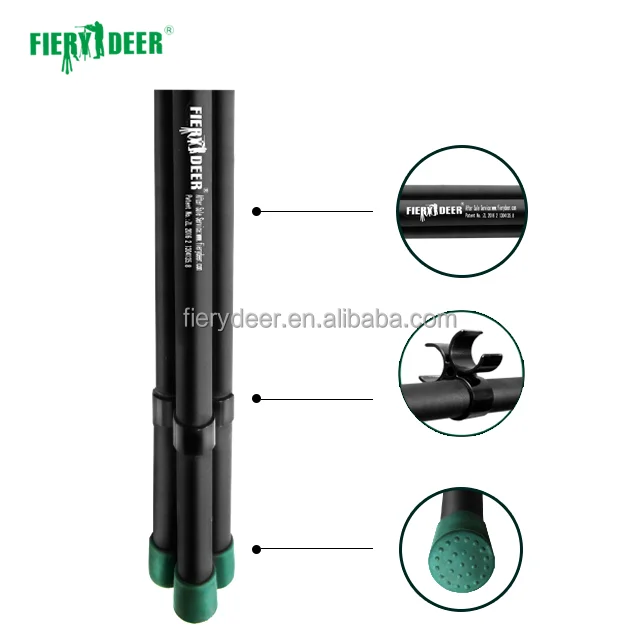 
FieryDeer DX-004 hunting equipment Adjustable retractable accessories Hunting Tripod/Shooting stick/Camera Tripod 