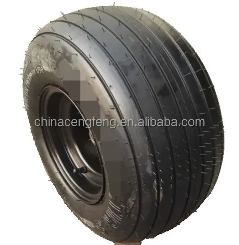 
garden commercial lawn mower tubeless rubber tire 13x5.00-6 pneumatic rubber wheel with ribbed pattern 