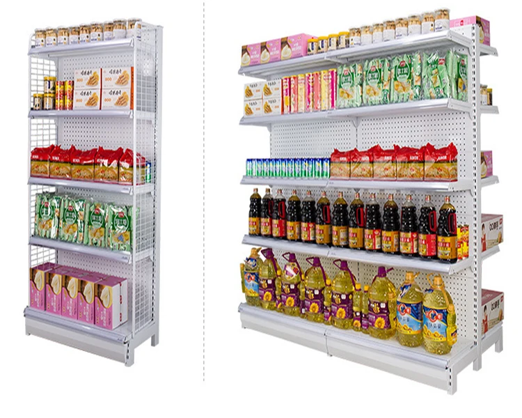 Super store iron shop gondola racks