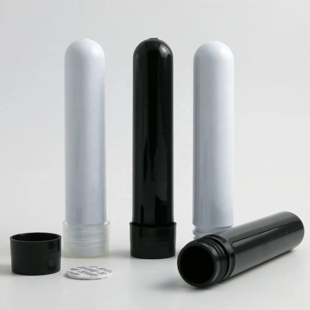 20ML Plastic Empty Cosmetics Tube Container Bottle PET  Refillable Bottles Mask Plastic Test Tube With Cap