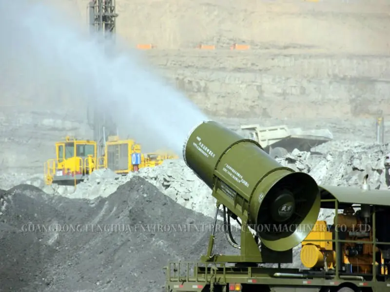 
Coal yard waste water treatment system mine site fog air cannon for dust suppression 