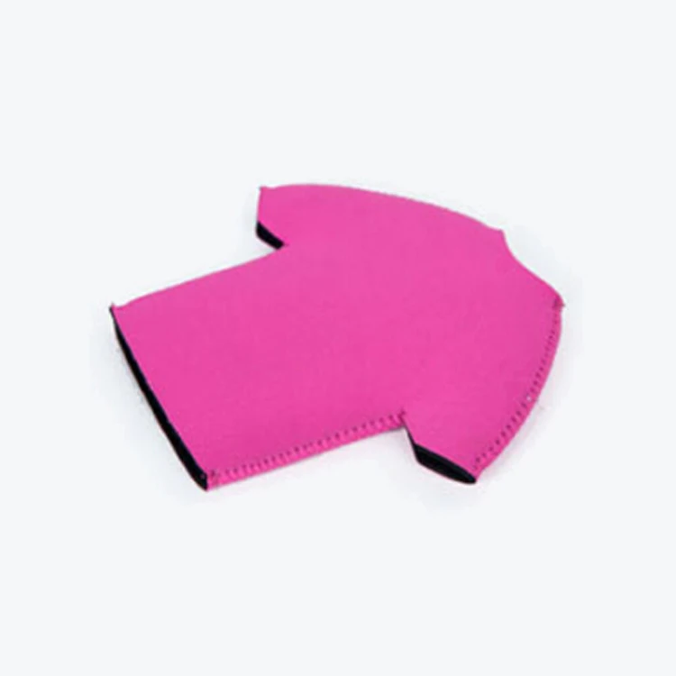 T-shirt neoprene beer bottle cooler