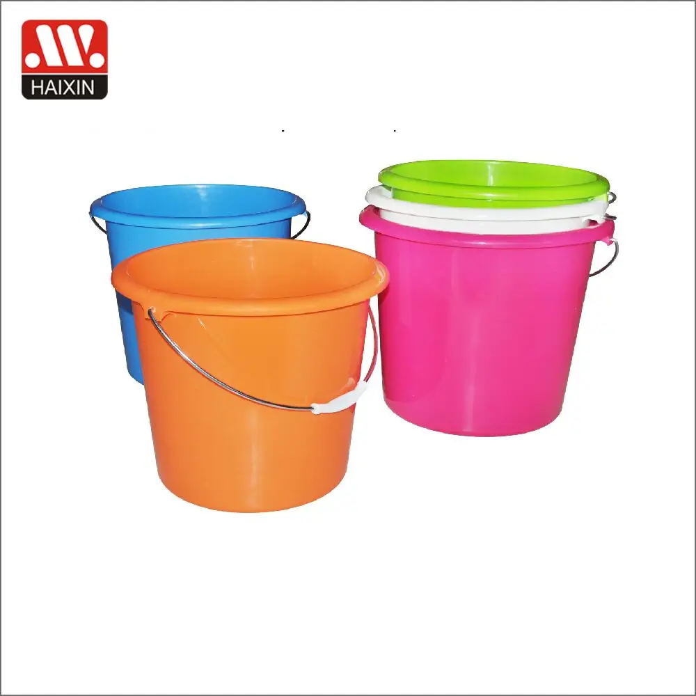plastic bucket with metal handle bucket without lid 30L