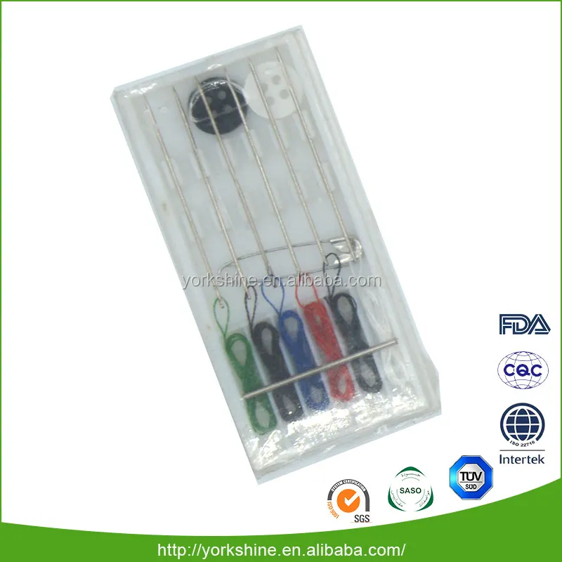 Low price eco-friendly best mini hotel sewing kit set customized color and logo