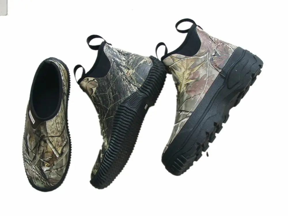
Neoprene camo working garden rubber shoes boots 