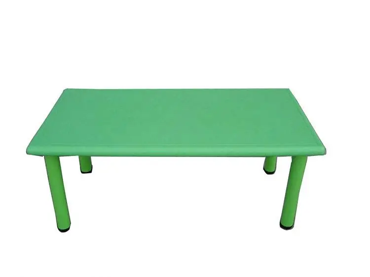 Factory price safety design square shape many colors preschool furniture children plastic tables and chairs