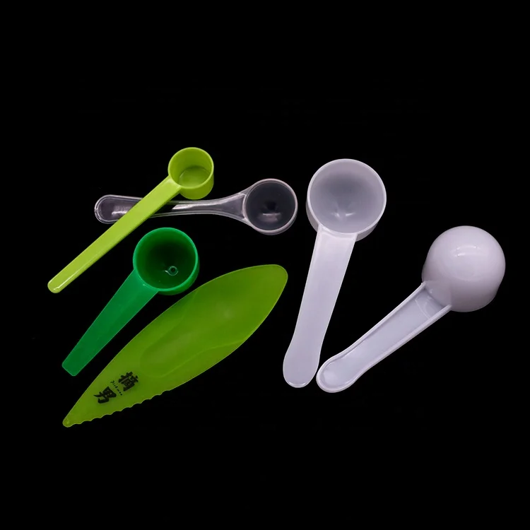 Spoons Small Round Spoon Eco-friendly Reusable Milk Powder Spoon, Mini Plastic Coffee Drinks Accept Customized Logo All-season