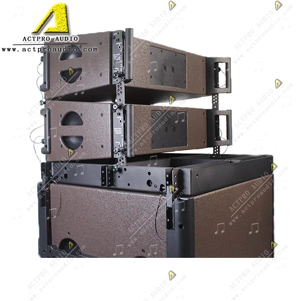 KR208 passive active line array system daul 8 inch line array speaker with amplifier professional audio sound China Actpro Audio