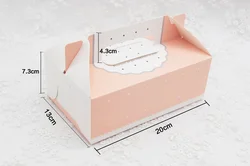 Colorful custom printed nougat candy packaging box mini gift box