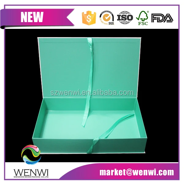 Alibaba wholesale fancy custom hair extension packaging box