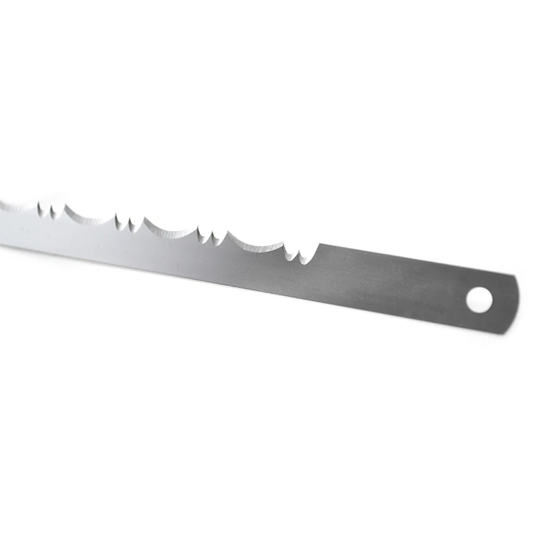Stainless Steel Scallop 275mm 375mm Bread Slicing Blade