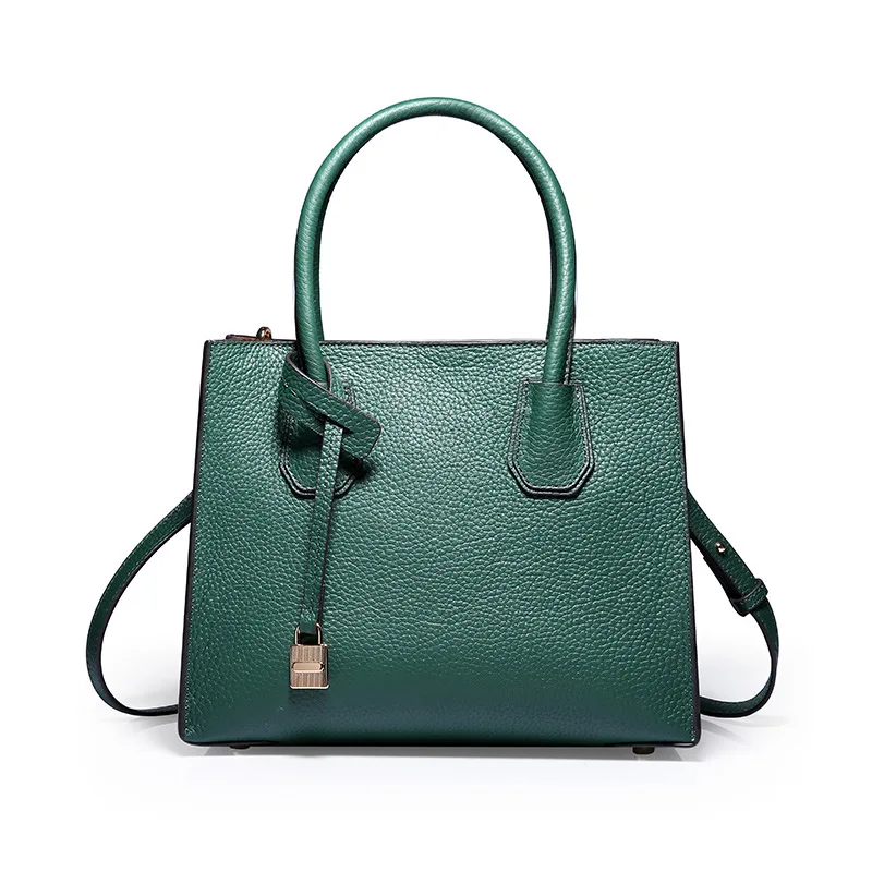 Best selling 100% real genuine leather handbags for women