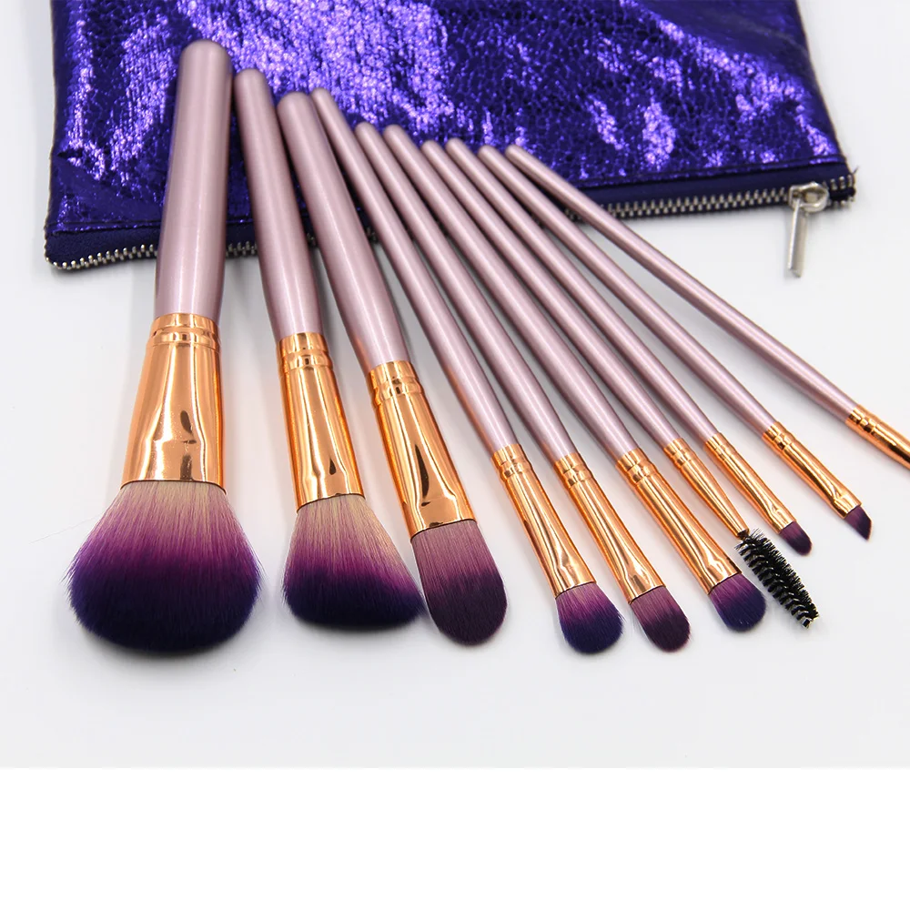 
Nylon Hair Top Makeups/Make Up Bamboo Handle Sets 10 Pcs Makeup Brush Set make up brush cleaner mascara brushes 