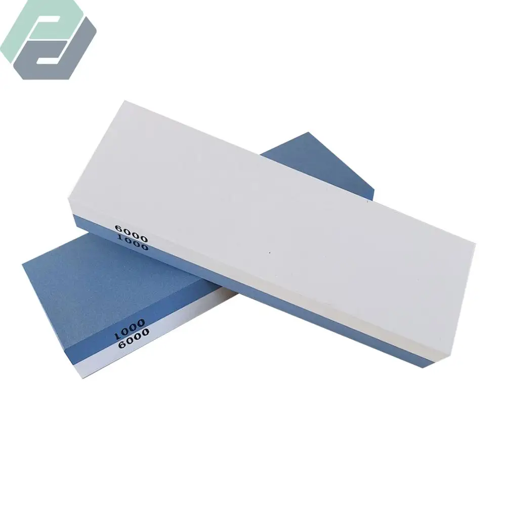 
Double-sided knife sharpening stone oil stone whetstone 1000 6000 blue 