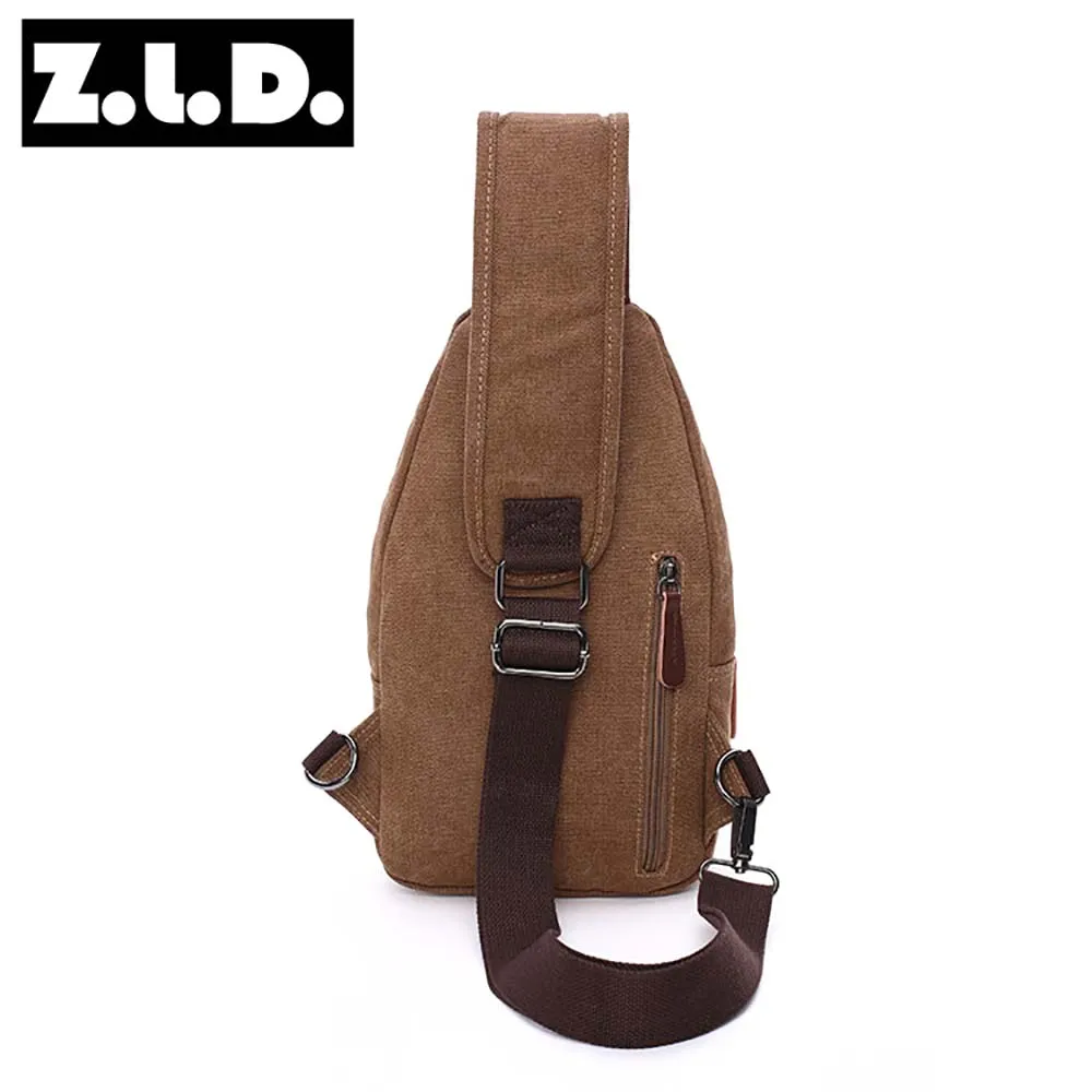 Durable Canvas Single Shoulder Crossbody Messenger Bag Sport Shoulder Bag Men