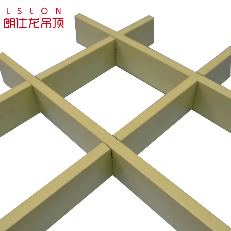 Metal Ceiling Aluminum Grid Ceiling Panel Building Material Grille Suspended Ceiling