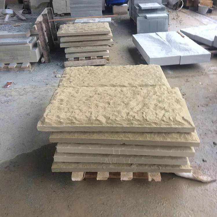 Натуральный садовый камень для облицовки стен песок каменные блоки цена гриб лицо бежевый песчаник