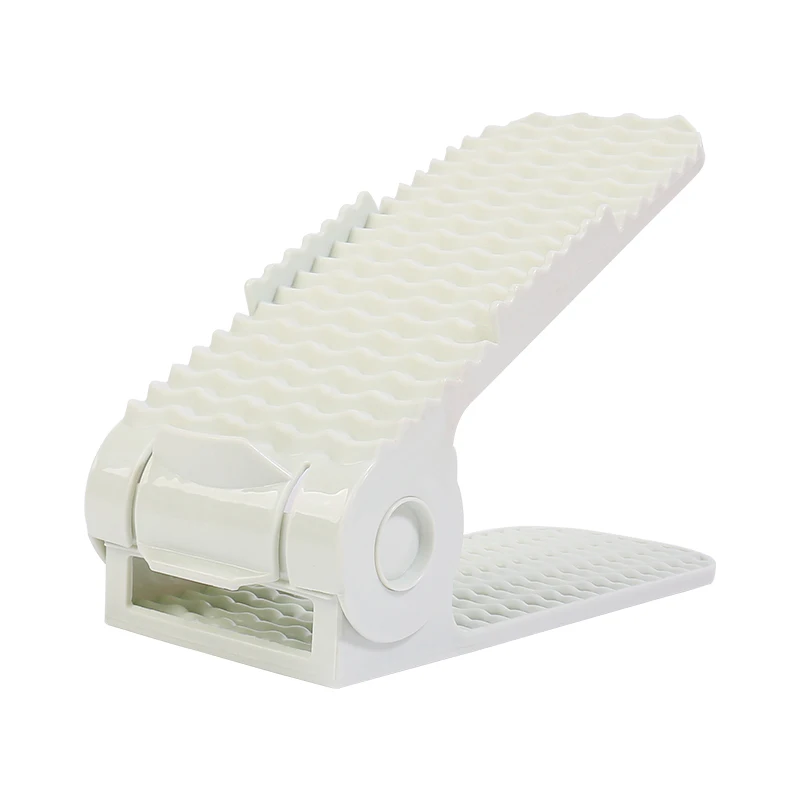 Популярная складная пластиковая стойка для обуви, качественная китайская продукция, органайзер для хранения обуви, регулируемые прорези для обуви