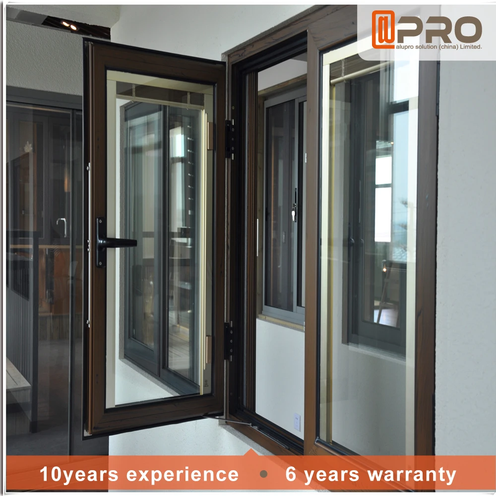 aluminium windows for sale china Affordability 3x4 Hand Crank Easy Security Windproof Design Beauty Aluminum Casement Window