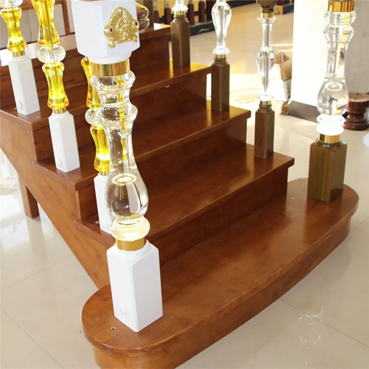 
Indoor Wooden Crystal Balusters for House Decoration 