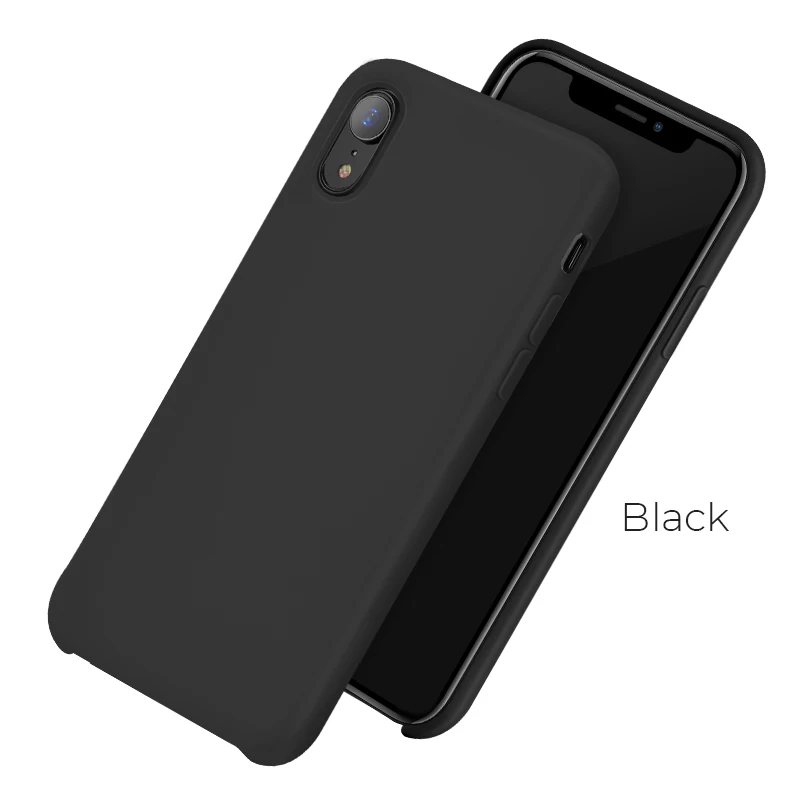 Hoco Microfiber Oil Painting Shell For IPhoneXR Pink Phone Case