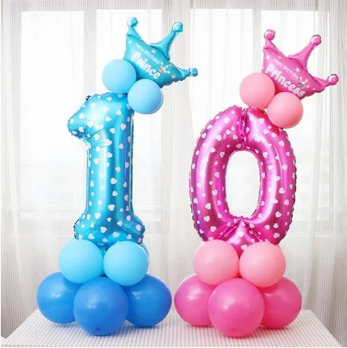 
Figure Digit Number Foil Balloon For Decoration Happy Birthday Balloon 
