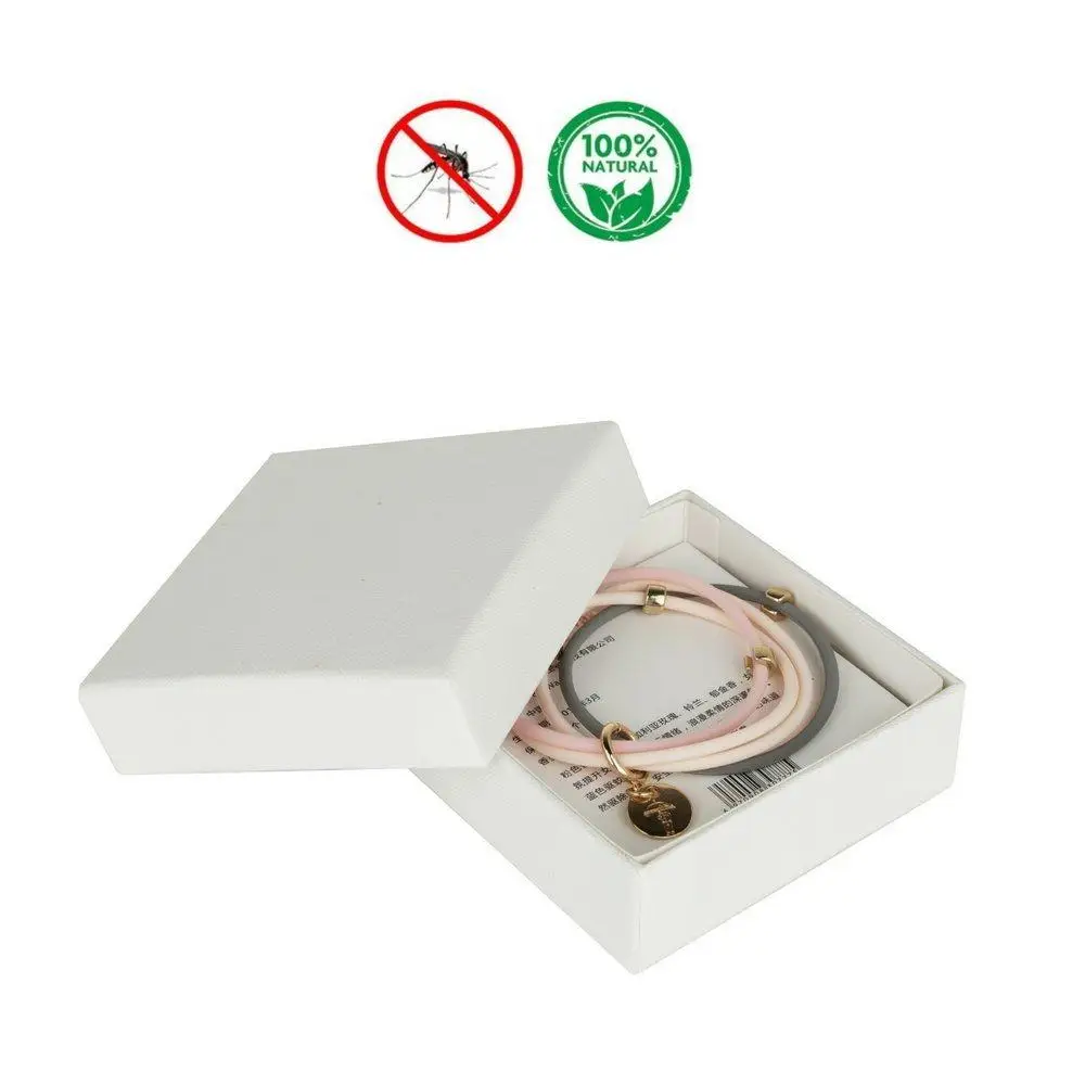 Leather Mosquito Bug Repellent Bracelet All DEET FREE Insect Repellent Bands, Mosquito Killer Protection Outdoor and Indoor