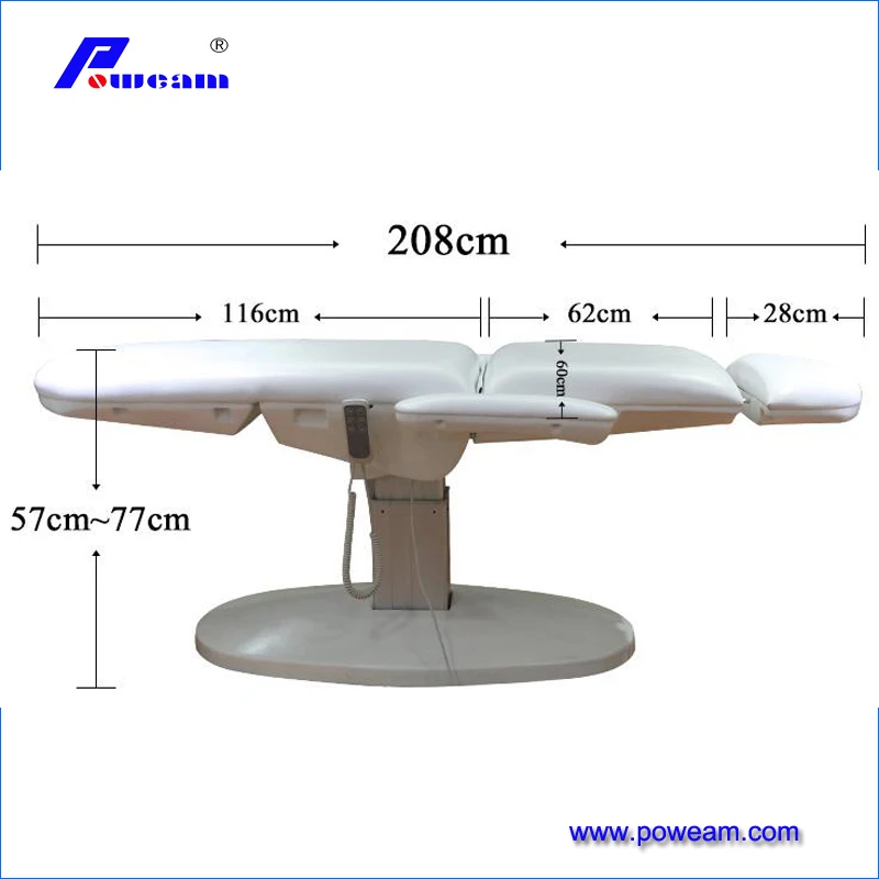 Beauty Spa Health Care Salon Beauty 4 Electric Stretching Facial Bed Massage Table