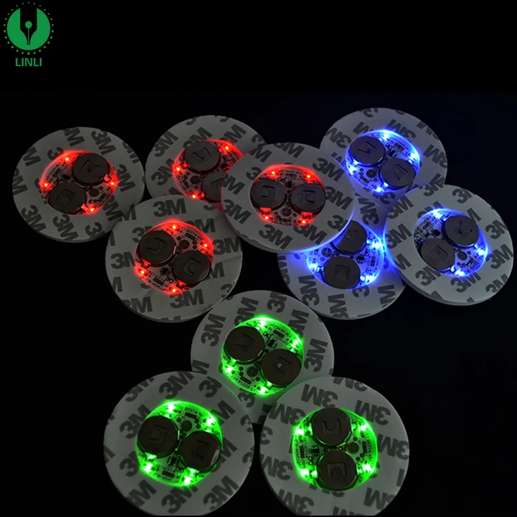 Mini Beer Festival Decoration Multicolor Led illumination Bottle Sticker With Slogan