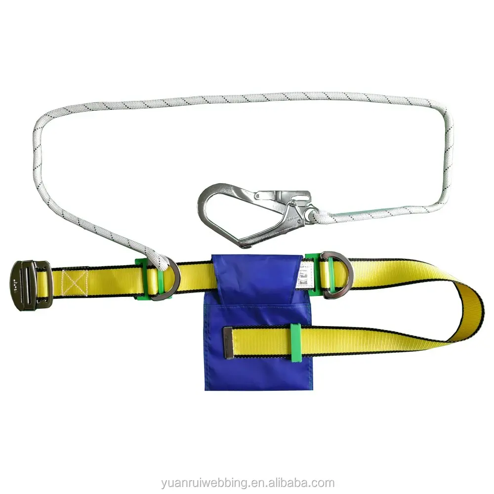 YuanRui fall protection lineman half body safety harness belt climbing harness tool bag (60758431668)