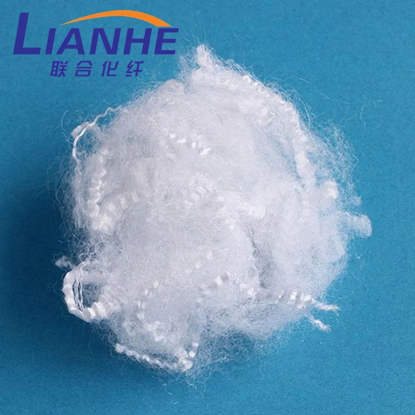 1.5d*38mm purple polyester fibre,regenerated polyester staple fiber,polyester ball fiber filling pillow