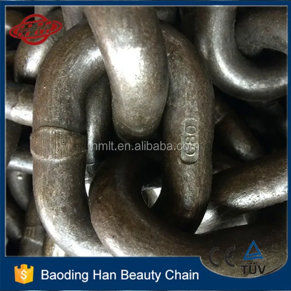 black painting Grade 8 Mid Link Fishing Chain