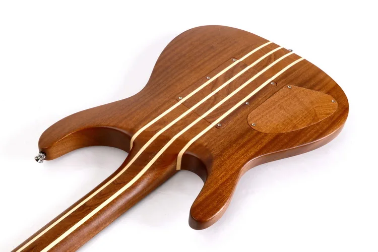 Wholesale 24 Fret Neck Through Body Solid Mahogany Wood  ST Style Electric Guitar