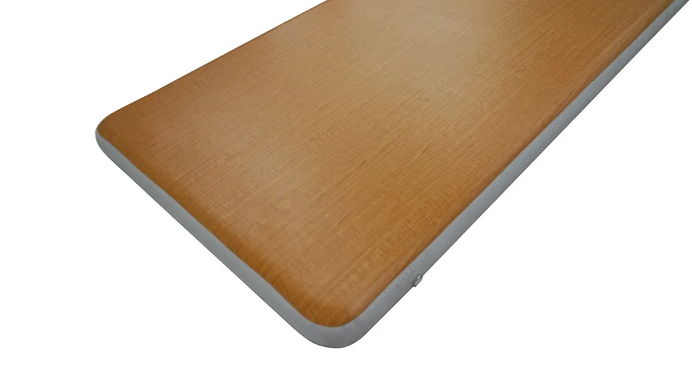 2019 оптовая продажа деревянные конструкции индивидуальные логотип падение стежка надувной воды плавающей док