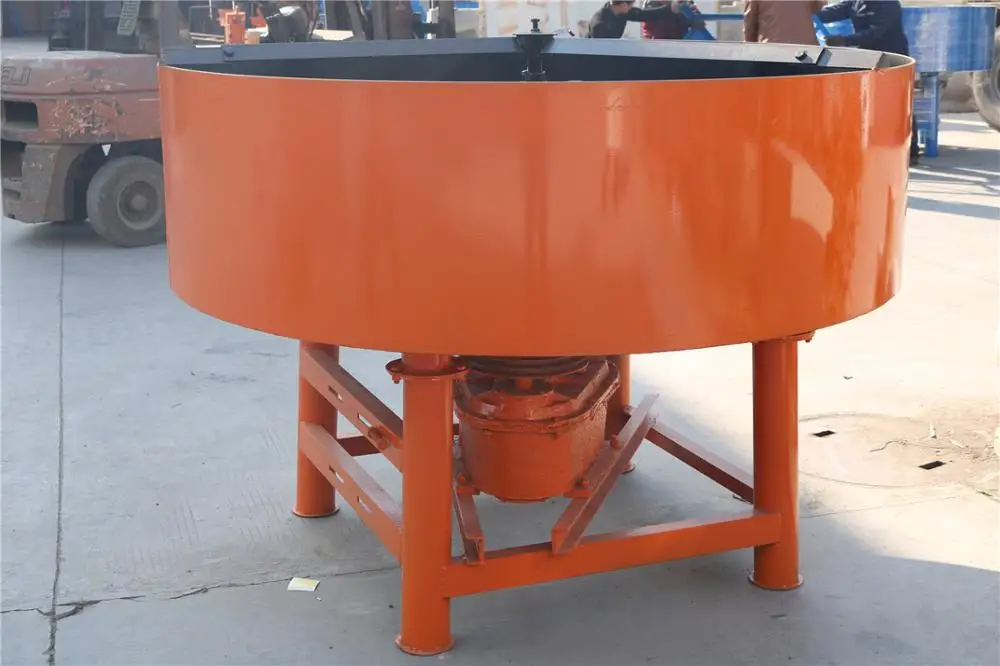 JQ500 concrete soil pan mixer machine price in pakistan