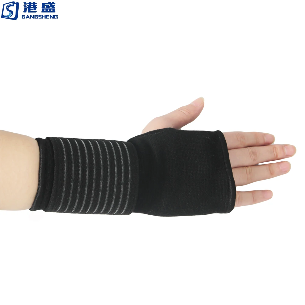 Gangsheng Copper Compression New Recovery Wrist Sleeve with Adjustable Wrap for Extra Support